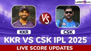 KKR vs CSK Live Score Updates of IPL 2025: Get Kolkata Knight Riders vs Chennai Super Kings Toss Winner Result, Live Commentary and Full Scorecard Online of Indian Premier League Match 57