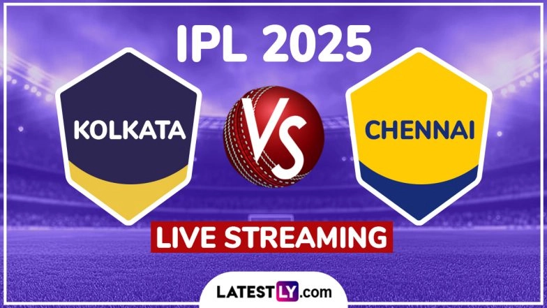 Kolkata Knight Riders vs Chennai Super Kings IPL 2025 Free Live Streaming Online: How To Watch KKR vs CSK Indian Premier League T20 Cricket Match Live Telecast on TV?