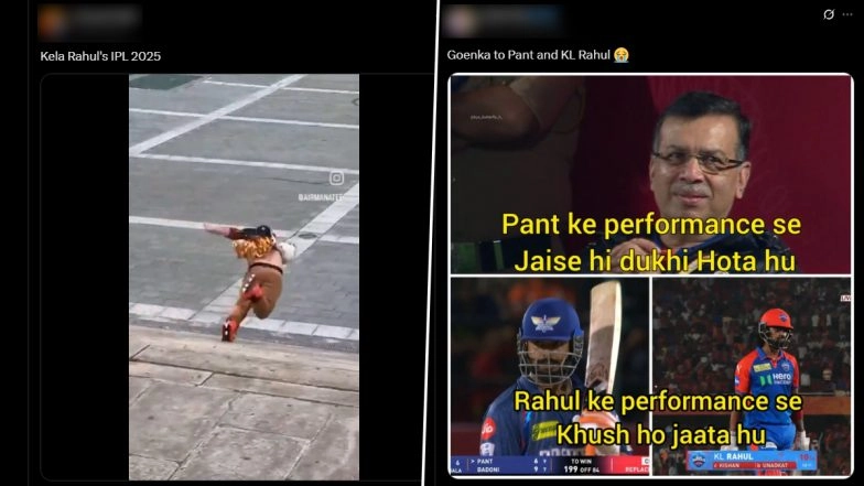 KL Rahul Funny Memes Go Viral After Star Indian Batter Gets Out Cheaply During SRH vs DC IPL 2025 Match
