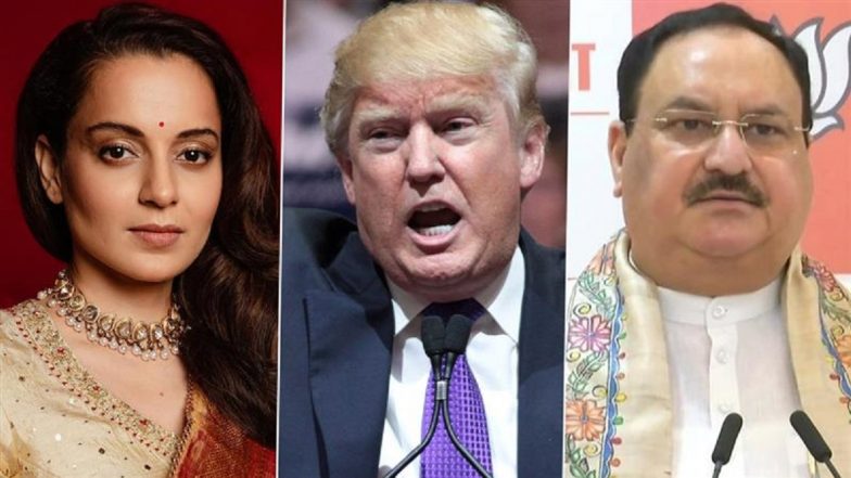 'Regret Posting That': Kangana Ranaut Deletes Post on US President Donald Trump on JP Nadda's Request