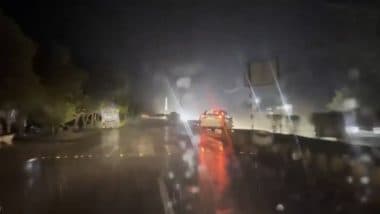 Karnal Rains: Heavy Rainfall and Strong Winds Lash Parts of Haryana's City; Skymet Weather Says Rains and Thunderstorms Likely Over Several Districts in Next 2 Hours (See Pics and Video)