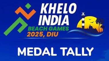 Khelo India Beach Games 2025 Medal Tally Live: Get State/UT Standings on Medal Table of KIBG in Diu