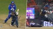Kusal Mendis Hit-Wicket Video: Watch Gujarat Titans Wicketkeeper-Batter Step On His Stumps During GT vs MI IPL 2025 Eliminator