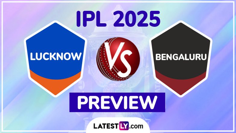 LSG vs RCB IPL 2025 Preview: Key Battles, H2H, Impact Players and More About Lucknow Super Giants vs Royal Challengers Bengaluru Indian Premier League Season 18 Match 59