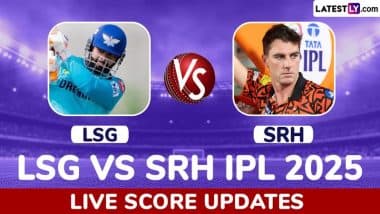 LSG 205/7 in 20 Overs | LSG vs SRH Live Score Updates of IPL 2025: Nicholas Pooran, Akash Deep Provide Strong Finish