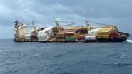 Indian Coast Guard on High Alert After Liberian-Flagged Vessel MSC ELSA 3 Sinks off Kochi Coast Due to Flooding (See Pics and Video)