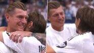 Luka Modric Hugs Toni Kroos As He Walks Off the Pitch While Breaking Down in Tears After Playing Last Home Match Of His Career For Real Madrid (Watch Video)