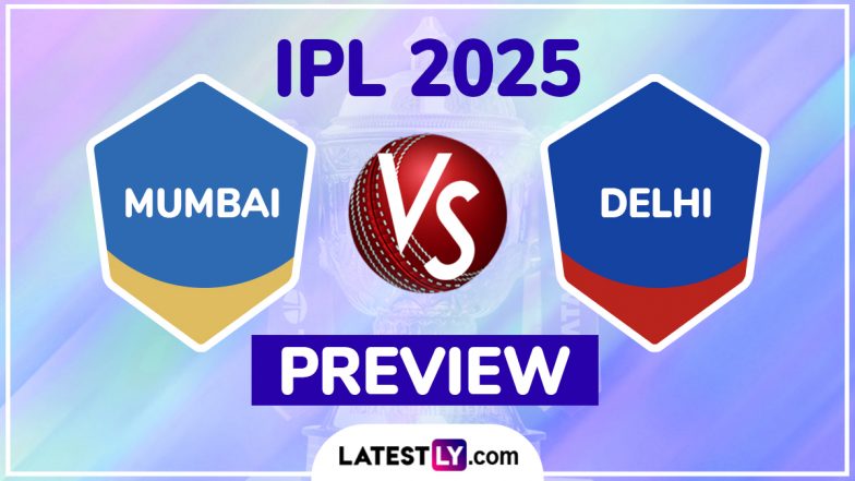 MI vs DC IPL 2025 Preview: Key Battles, H2H, Impact Players and More About Mumbai Indians vs Delhi Capitals Indian Premier League Season 18 Match 63