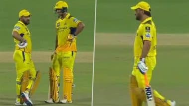Cameraman Focuses On MS Dhoni As Arun Jaitley Stadium DJ Plays Popular Meme Song 'Bole Jo Koyal' During CSK vs RR IPL 2025 Match (Watch Video)