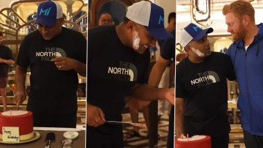 Happy Birthday Mahela Jayawardene: Mumbai Indians Head Coach Celebrates Special Day With Rohit Sharma and Co by Cutting Cake
