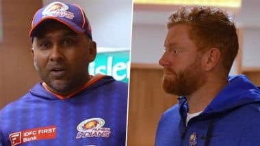 ‘Jitendra Bhatawadekar Hi Jonny Hai’ Mumbai Indians Make Unique Dream11 Reference As Mahela Jayawardene Lauds Jonny Bairstow After His Impressive Performance in GT vs MI IPL 2025 Eliminator (Watch Video)