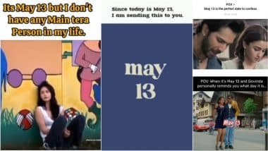 ‘Main Tera’ Edits for May 13, Instagram Reels and Funny Memes Take Over the Internet! Punny Bollywood Lyrics on Today’s Date Will Give You the Dating Ick