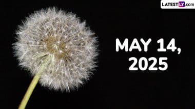 May 14, 2025 Special Days: Which Day Is Today? Know Holidays, Festivals, Events, Birthdays, Birth and Death Anniversaries Falling on Today's Calendar Date