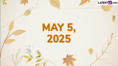 Special Days on May 5, 2025: Know Festivals, Famous Birthdays, Birth and Death Anniversaries