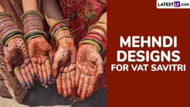 Vat Savitri 2025 Mehndi Designs for Full Hands: Intricate Mehndi Designs for Front and Back Hands To Pay a Tribute to Tradition and Beauty