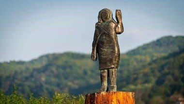 Melania Trump Statue Stolen: Police Investigate Disappearance of US First Lady’s Bronze Statue in Her Native Slovenia
