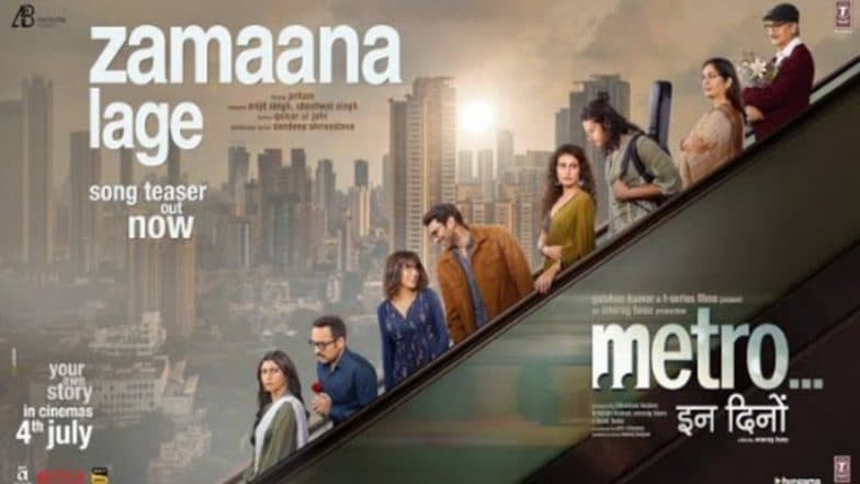 ‘Zamaana Lage’ From ‘Metro in Dino’ Is the Much Needed Melody in Bollywood, KK Is Dearly Missed (Watch Video)