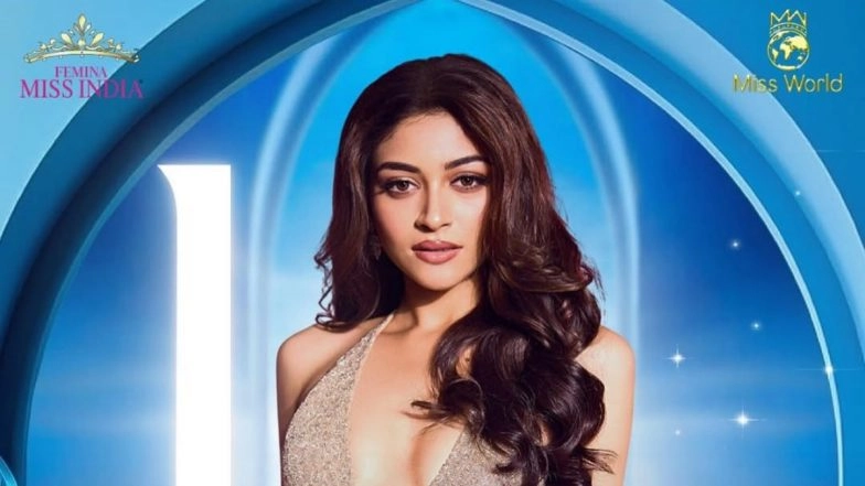 Miss World 2025 Top 40 Contestants: Nandini Gupta of India in the Quarterfinals After Winning Top Model Challenge!