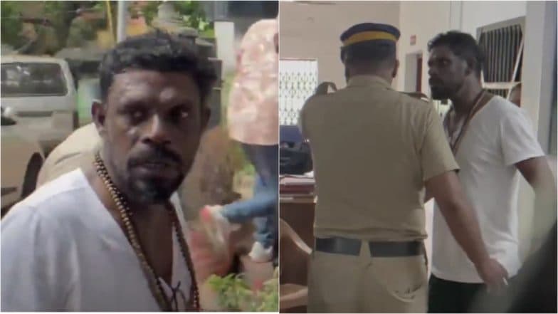 Vinayakan Arrested: Malayalam Actor Taken Into Police Custody After Drunken Hotel Altercation in Kollam; Seen Angrily Shouting at Cops (Watch Video)
