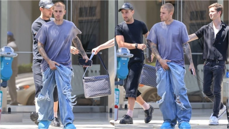 Justin Bieber Spotted Grabbing His Crotch After Getting a Parking Ticket in Los Angeles (Watch Video)