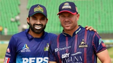 How to Watch MS vs KK PSL 2025 Free Live Streaming Online? Get TV Telecast Details of Multan Sultans vs Karachi Kings Pakistan Super League Match
