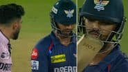 Sweet Revenge! Nicholas Pooran Smashes Six and A Four, Kisses Bat After Mohammed Siraj Tries To Sledge Him During GT vs LSG IPL 2025 Match (Watch Videos)