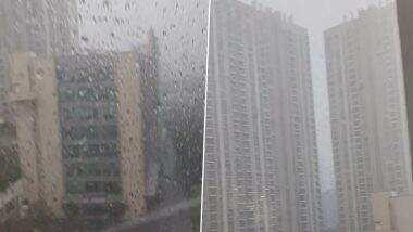 Mumbai Rains: Heavy Rainfall Lashes Parts of Maximum City, Netizens Share Photos and Videos As IMD Issues Yellow Alert for Today