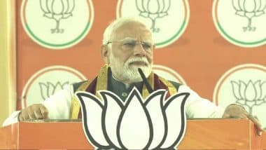 PM Narendra Modi Slams TMC Over Murshidabad Violence, Teacher Scam; Describes West Bengal Govt As ‘Nirmam Sarkar’ (Watch Video)