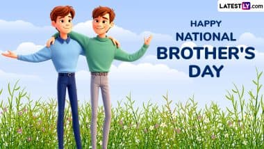 Happy Brother’s Day 2025 Greetings, Images and HD Wallpapers for Free Download Online: Celebrate National Brother’s Day With These Wishes, Messages and Quotes