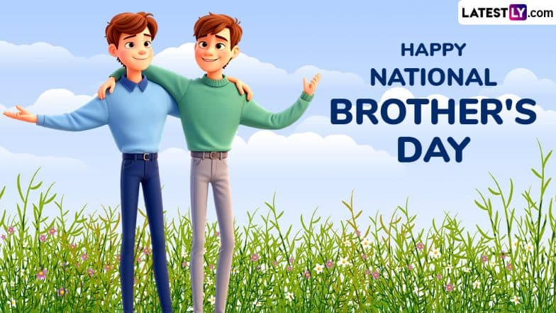 Happy Brother’s Day 2025 Greetings, Images and HD Wallpapers for Free Download Online: Celebrate National Brother’s Day With These Wishes, Messages and Quotes