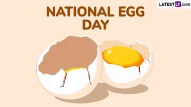 National Egg Day 2025 Wishes: Celebrate Nutritious Food With These Eggcellent Quotes, Messages, HD Images, Wallpapers and Greetings
