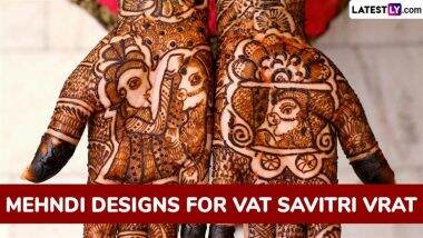 Last-Minute Mehndi Designs For Vat Savitri Vrat 2025: Celebrate Sabitri Brata With These Traditional Henna Patterns and Mehendi Motifs To Ace Your Ethnic Style Game (Watch Videos)