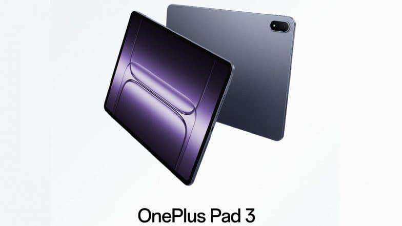 OnePlus Pad 3 Launch Date Confirmed, Coming in Europe on June 5, 2025, India Launch Yet To Be Announced; Check Specifications, Features and Expected Price