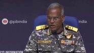 Operation Sindoor: Indian Navy Affirms Karachi Port Was in Line of Fire, Says Its Deployment in Arabian Sea Deterred Pakistan Navy (Watch Video)