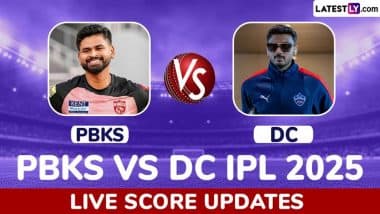 PBKS 206/8 in 20 Overs | PBKS vs DC Live Score Updates of IPL 2025: Marcus Stoinis Provides Strong Finish
