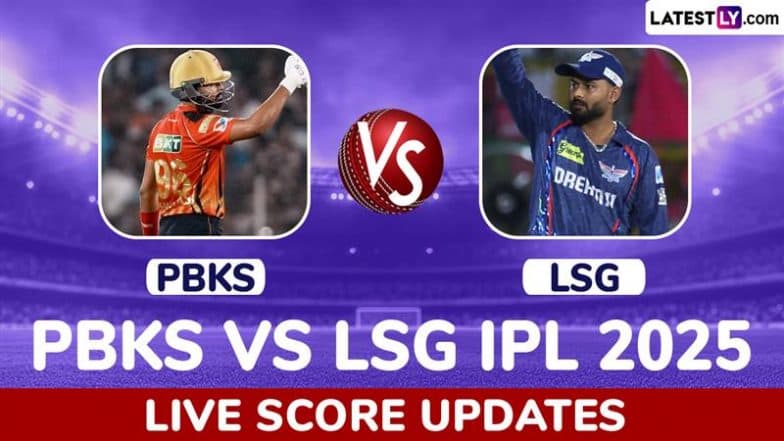 PBKS vs LSG Live Score Updates of IPL 2025: Rishabh Pant Wins Toss, Opts to Bowl First