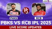 RCB Win By 8 Wickets | PBKS vs RCB Highlights of IPL 2025 Qualifier 1: Bowlers, Phil Salt Help Royal Challengers Bengaluru Enter Final With Dominant Victory Over Punjab Kings