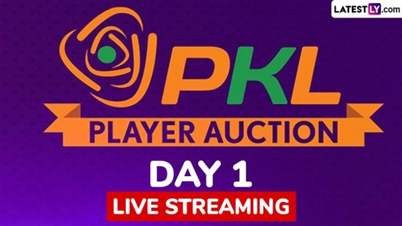 PKL 2025 Auction Day 1 Free Live Streaming Online: Watch Live Telecast of Pro Kabaddi League Players Bidding Event on Star Sports and JioHotstar Online