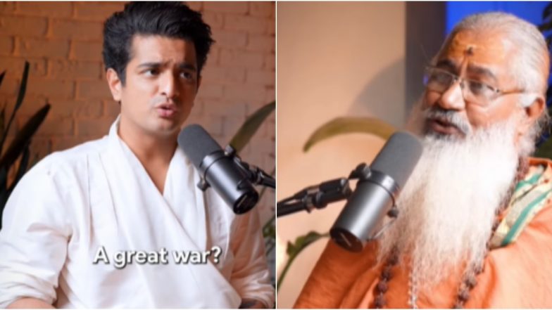 Swami Yogeshwarananda Giri on Ranveer Allahbadia&rsquo;s Podcast: What Did the Spiritual Leader Predict on BeerBiceps&rsquo; Show About India&rsquo;s Future? Old Video Resurfaces Amid India-Pak Tension
