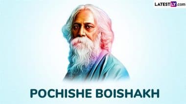 Pochishe Boishakh 2025 Date: Is It on May 8 or May 9? Know Exact Date and Significance To Celebrate Rabindranath Tagore Jayanti