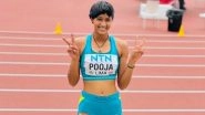 Pooja Singh Wins Gold Medal at Women's High Jump Event With Personal Best in Asian Athletics Championships 2025