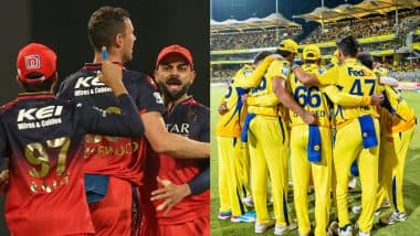 How to Watch RCB vs CSK IPL 2025 Free Live Streaming Online on JioHotstar? Get TV Telecast Details of Royal Challengers Bengaluru vs Chennai Super Kings Indian Premier League Match