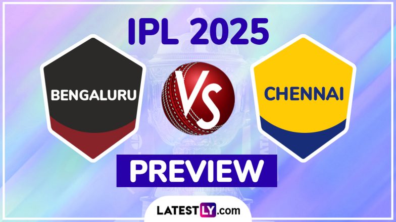 RCB vs CSK IPL 2025 Preview: Key Battles, H2H, Impact Players and More About Royal Challengers Bengaluru vs Chennai Super Kings Indian Premier League Season 18 Match 52