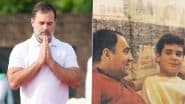 Rahul Gandhi Shares Unseen Photos With Father Rajiv Gandhi, Says 'Papa, Your Memories Guide Me Every Step of the Way' (See Pics)
