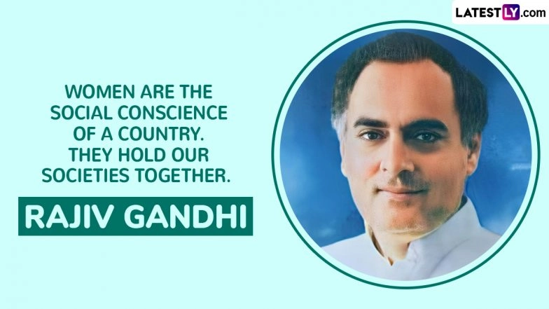 Rajiv Gandhi's 34th Death Anniversary: Quotes, Sayings and Images Remembering the Visionary Leader