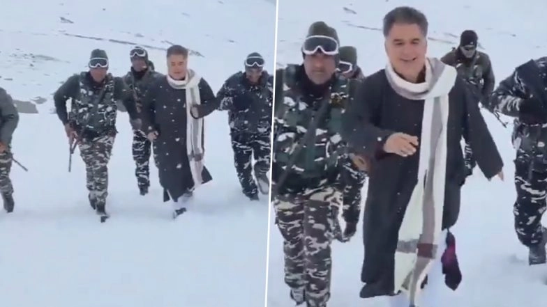 Ravinder Raina, Slammed by Congress for Recording Reel With Armymen in Kashmir, Issues Clarification, Says 'Video Was Filmed in January'