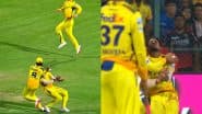 Ravindra Jadeja, Matheesha Pathirana Involved in Nasty Collision While Attempting Jacob Bethell’s Catch During RCB vs CSK IPL 2025 Match