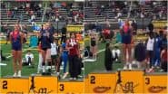 Reese Hogan, Female Athlete Loses to Male-Born Trans Athlete AB Hernandez of Jurupa Valley but Becomes Viral Sensation for Posing on 1st Place Podium (Watch Video and Pics)
