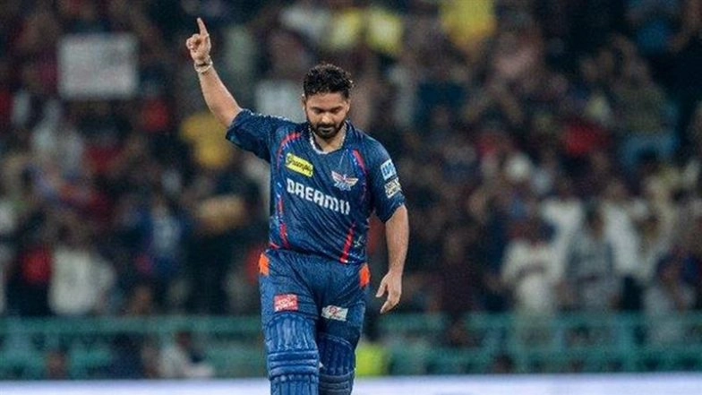 Rishabh Pant Completes 3500 Runs in Indian Premier League, Achieves Feat During LSG vs RCB IPL 2025 Match
