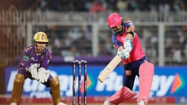 Riyan Parag Becomes First Player To Hit Six Consecutive Sixes in Indian Premier League History, Achieves Feat During KKR vs RR IPL 2025 Match